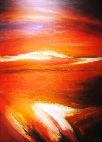 Paisaje rojo