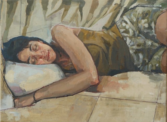 Marta en siesta