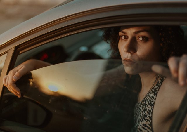 Reflejo de un atardecer de verano