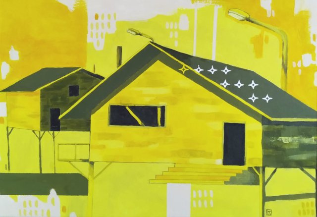 Paisajes monocromáticos amarillo