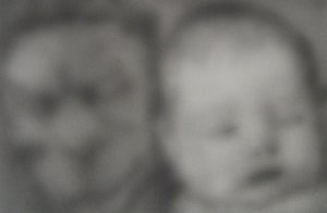 Infant sleeping with a demon