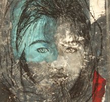 Mirada azul interior