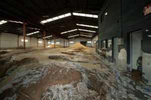 Interior de una nave, Polígono Industrial de Catarroja