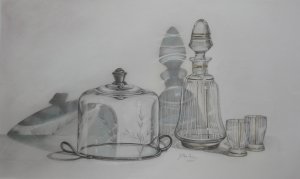 Quesera y licorera de mi abuela