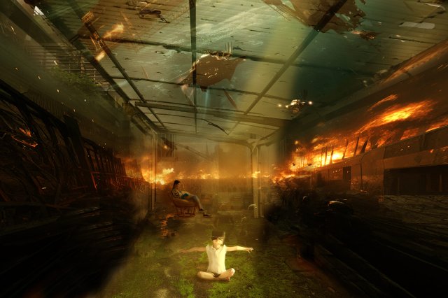 El patio de mi casa es particular