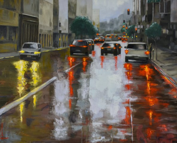 Llueve sobre la ciudad