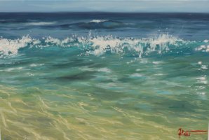 En la orilla del mar