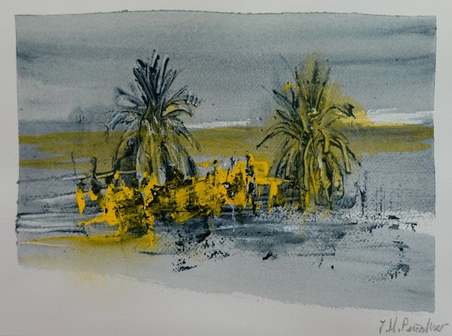 Oasis dorado de los pintores