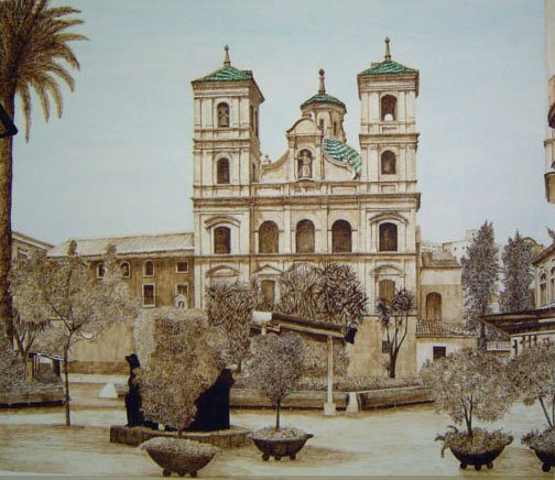 Iglesia de Santo Domingo desde la plaza