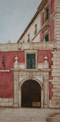 Puerta lateral del Palacio Episcopal