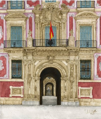 Puerta principal del Palacio Episcopal