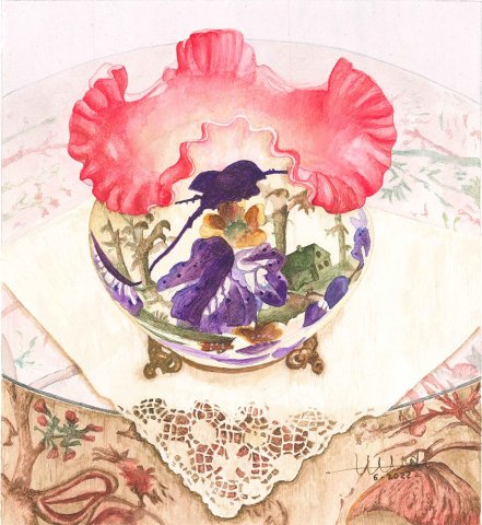 Saudade, jarrón de ultramar