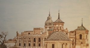 Cúpula de Santo Domingo desde El Romea