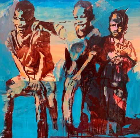 Niños y niñas felices 