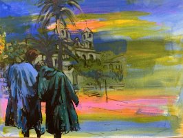 Paseo romántico por Santo Domingo (1950) 