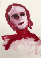 Retrato en rojo