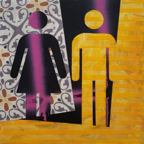Ausente XVIII (serie Elogio del vacío)