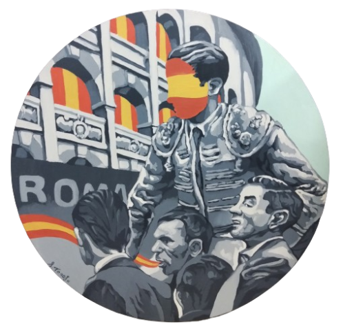 Tondos de toros en 8 módulos I