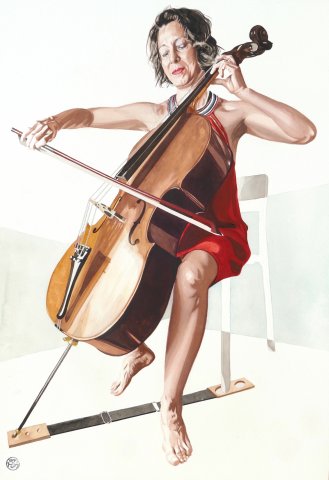 Laura Giménez, violonchelista murciana