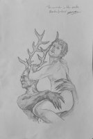 Un monstruo en el bosque