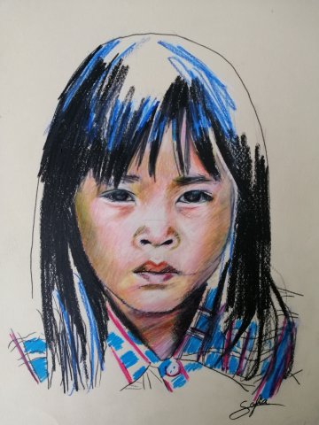 Niña vietnamita