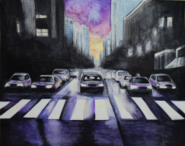 Crepúsculo civil en Nueva York